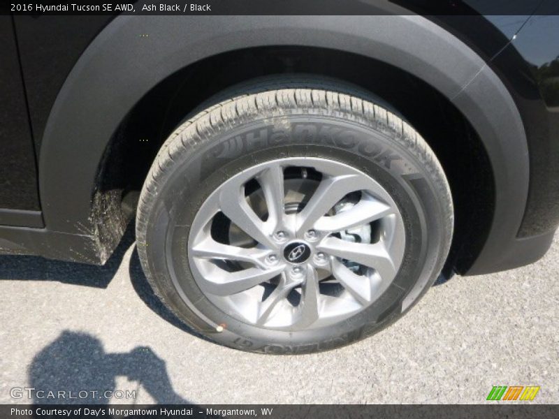 Ash Black / Black 2016 Hyundai Tucson SE AWD