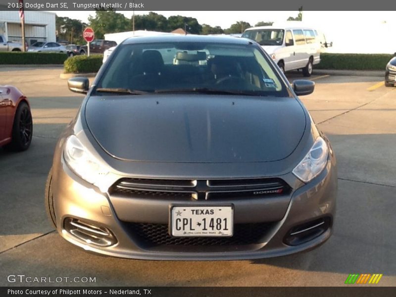 Tungsten Metallic / Black 2013 Dodge Dart SE