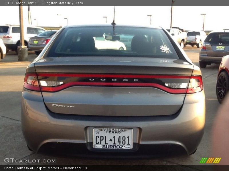 Tungsten Metallic / Black 2013 Dodge Dart SE