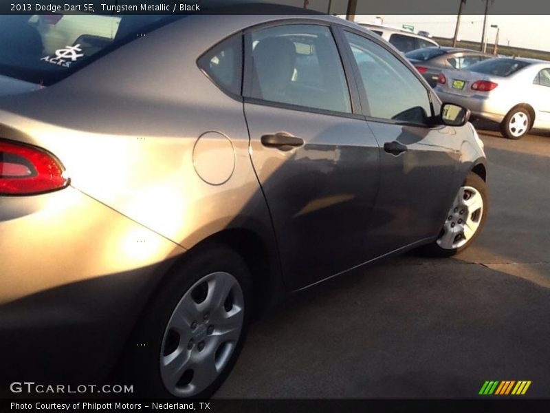 Tungsten Metallic / Black 2013 Dodge Dart SE