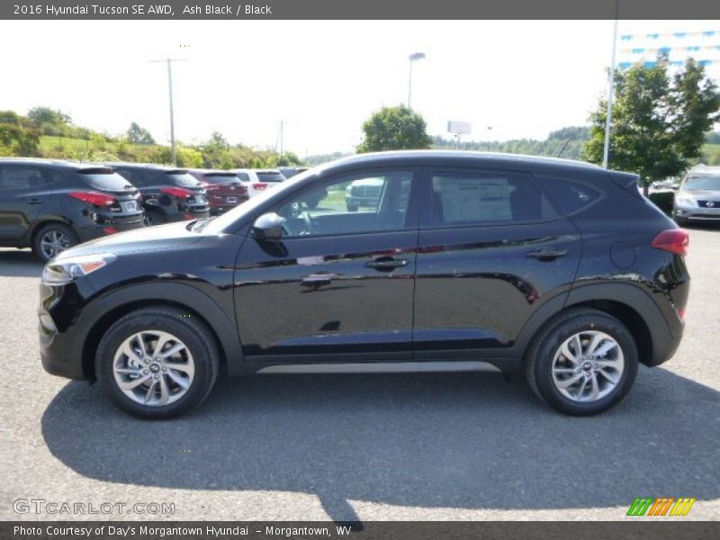 Ash Black / Black 2016 Hyundai Tucson SE AWD