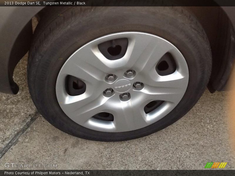 Tungsten Metallic / Black 2013 Dodge Dart SE