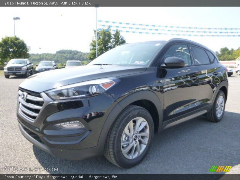 Ash Black / Black 2016 Hyundai Tucson SE AWD
