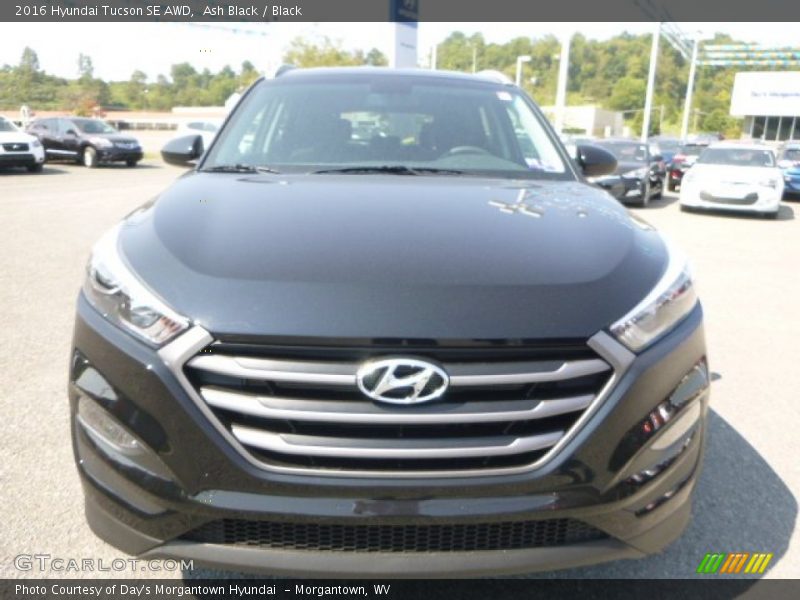 Ash Black / Black 2016 Hyundai Tucson SE AWD
