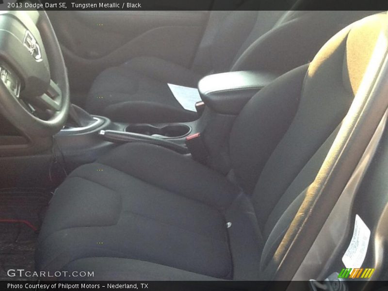 Tungsten Metallic / Black 2013 Dodge Dart SE