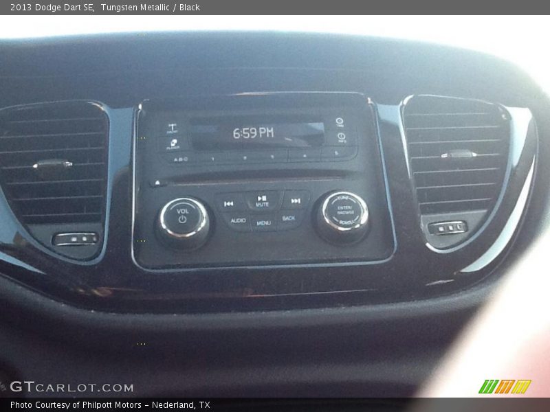 Tungsten Metallic / Black 2013 Dodge Dart SE