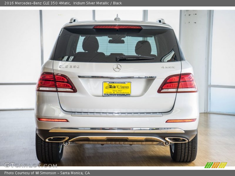 Iridium Silver Metallic / Black 2016 Mercedes-Benz GLE 350 4Matic