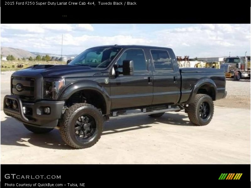 Tuxedo Black / Black 2015 Ford F250 Super Duty Lariat Crew Cab 4x4