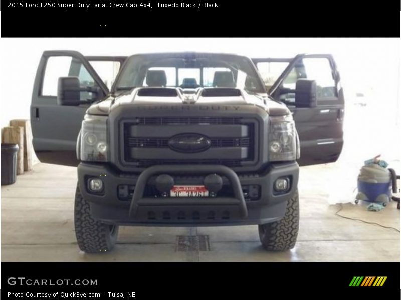 Tuxedo Black / Black 2015 Ford F250 Super Duty Lariat Crew Cab 4x4