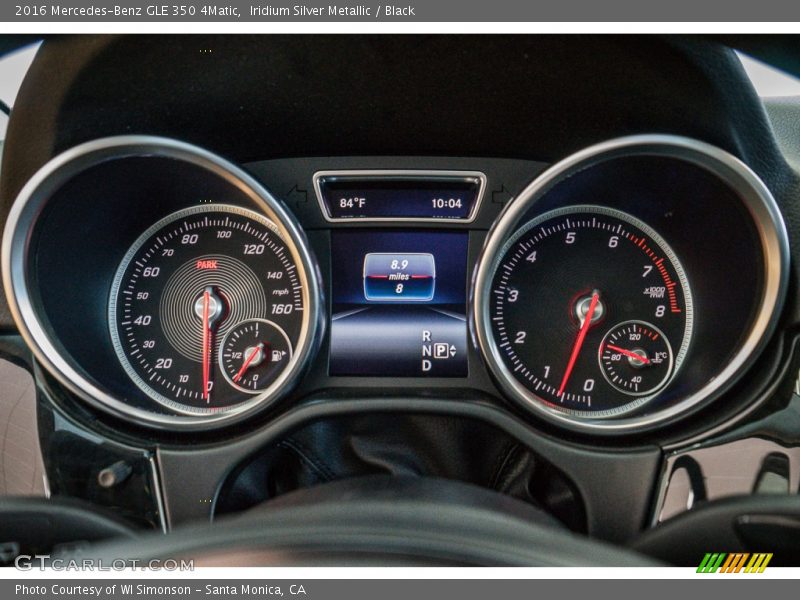  2016 GLE 350 4Matic 350 4Matic Gauges