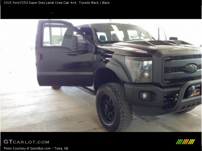 Tuxedo Black / Black 2015 Ford F250 Super Duty Lariat Crew Cab 4x4