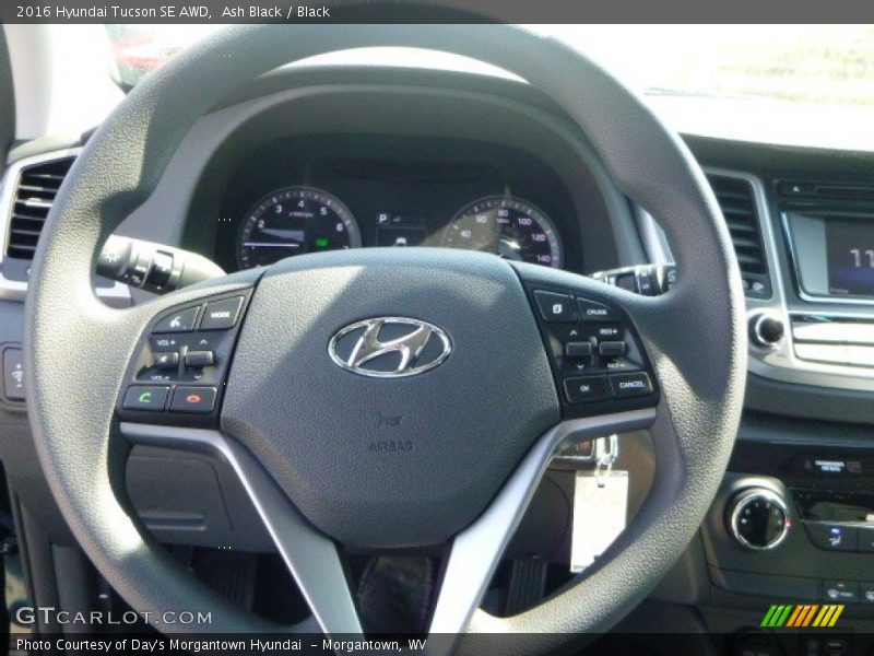 Ash Black / Black 2016 Hyundai Tucson SE AWD