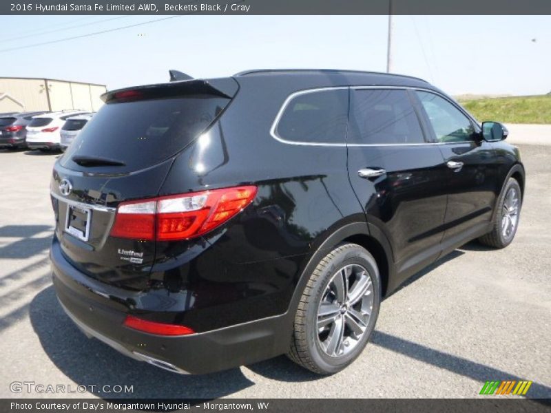 Becketts Black / Gray 2016 Hyundai Santa Fe Limited AWD