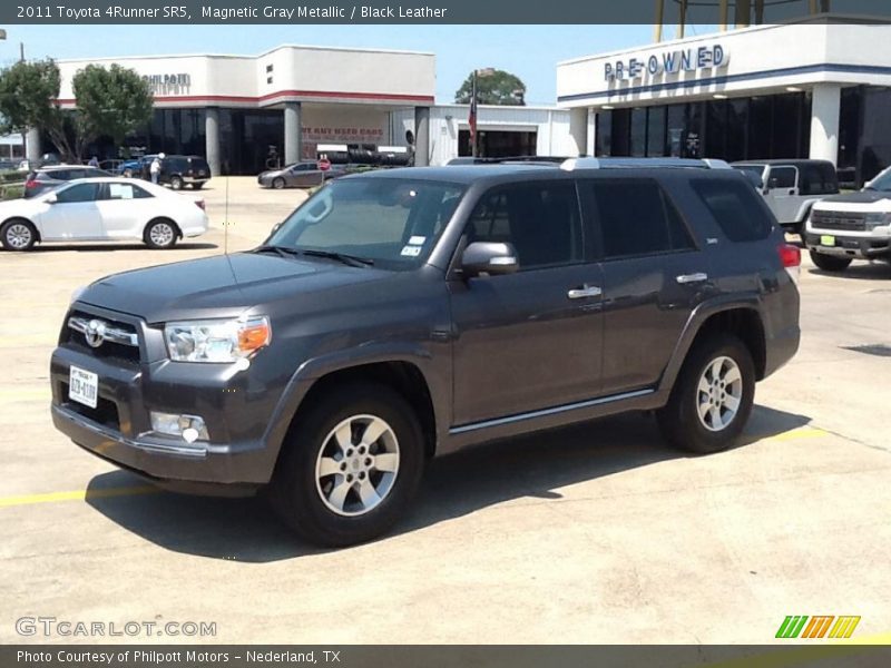 Magnetic Gray Metallic / Black Leather 2011 Toyota 4Runner SR5