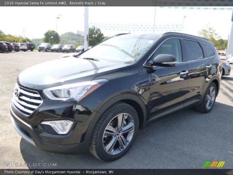 Becketts Black / Gray 2016 Hyundai Santa Fe Limited AWD