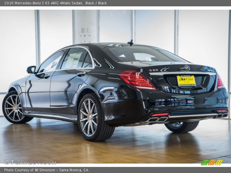 Black / Black 2016 Mercedes-Benz S 63 AMG 4Matic Sedan