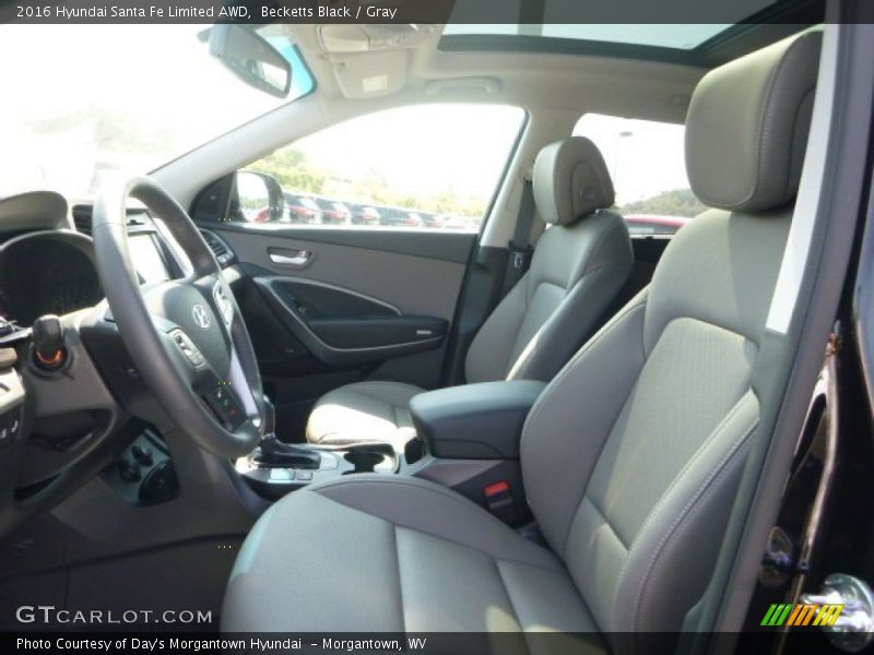 Becketts Black / Gray 2016 Hyundai Santa Fe Limited AWD