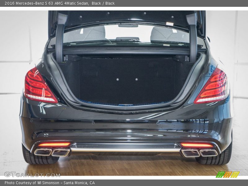 Black / Black 2016 Mercedes-Benz S 63 AMG 4Matic Sedan