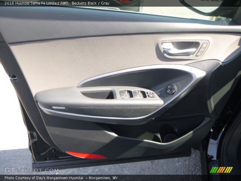 Becketts Black / Gray 2016 Hyundai Santa Fe Limited AWD