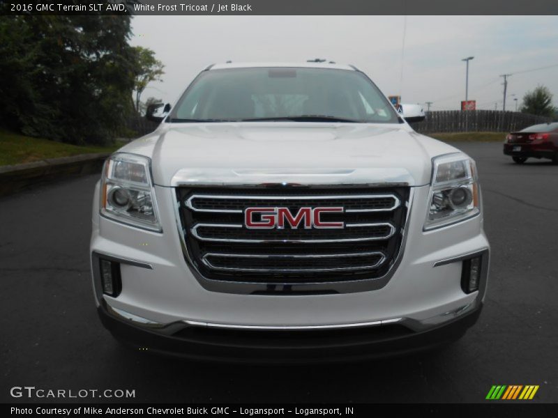 White Frost Tricoat / Jet Black 2016 GMC Terrain SLT AWD