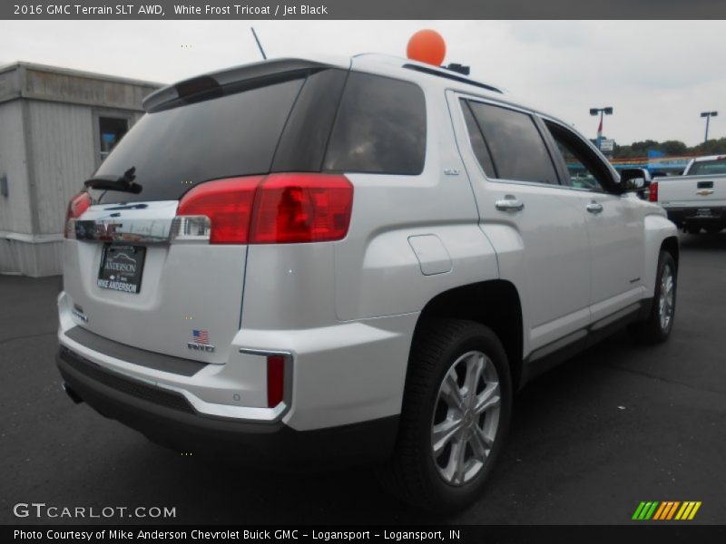 White Frost Tricoat / Jet Black 2016 GMC Terrain SLT AWD