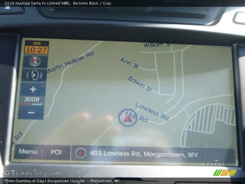Becketts Black / Gray 2016 Hyundai Santa Fe Limited AWD