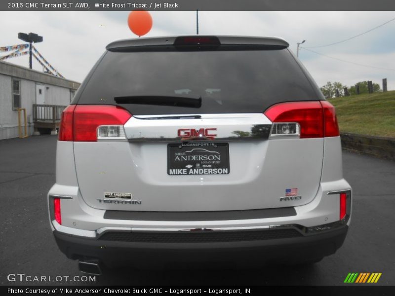 White Frost Tricoat / Jet Black 2016 GMC Terrain SLT AWD