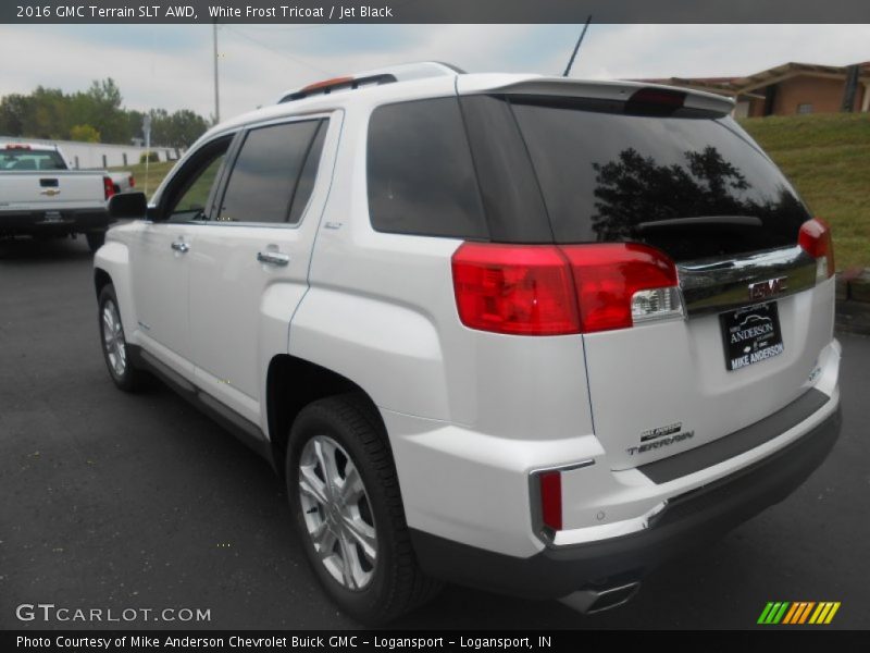 White Frost Tricoat / Jet Black 2016 GMC Terrain SLT AWD