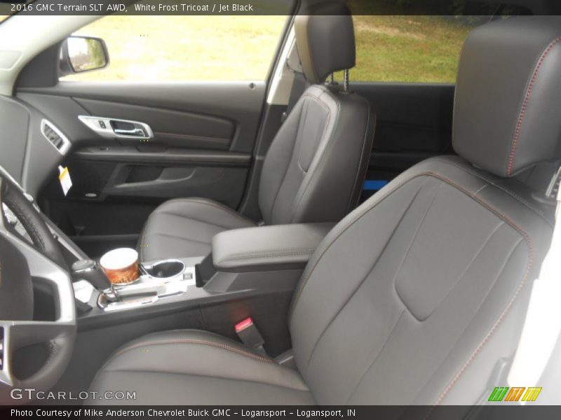 White Frost Tricoat / Jet Black 2016 GMC Terrain SLT AWD