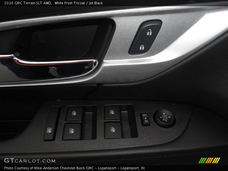 White Frost Tricoat / Jet Black 2016 GMC Terrain SLT AWD