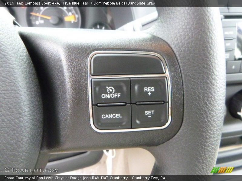 Controls of 2016 Compass Sport 4x4