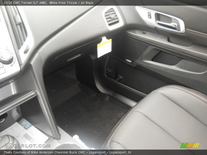 White Frost Tricoat / Jet Black 2016 GMC Terrain SLT AWD
