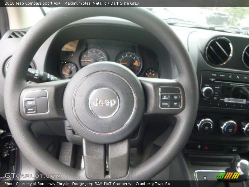 Maximum Steel Metallic / Dark Slate Gray 2016 Jeep Compass Sport 4x4