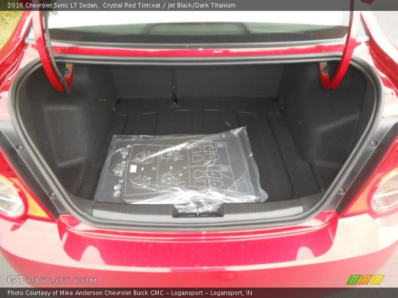  2016 Sonic LT Sedan Trunk