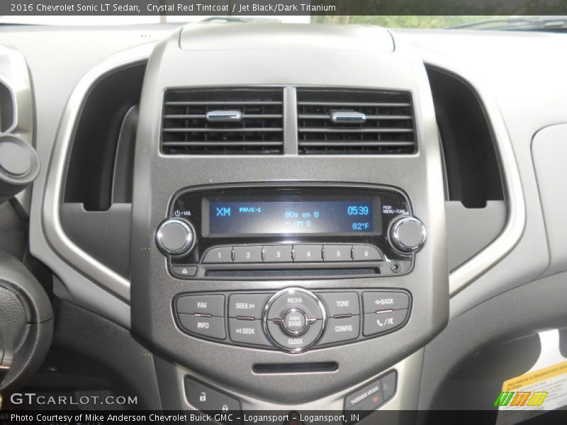Controls of 2016 Sonic LT Sedan