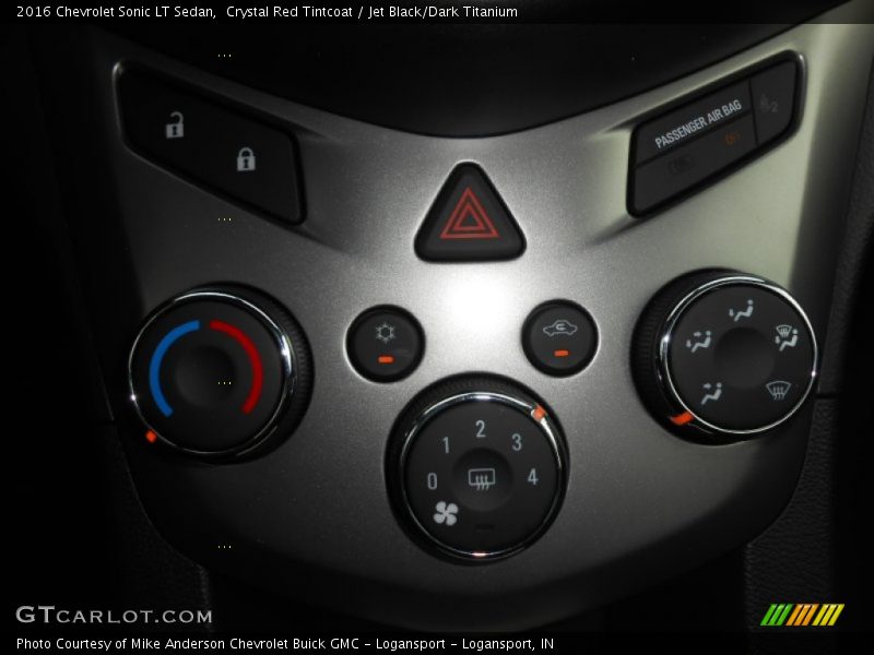 Controls of 2016 Sonic LT Sedan