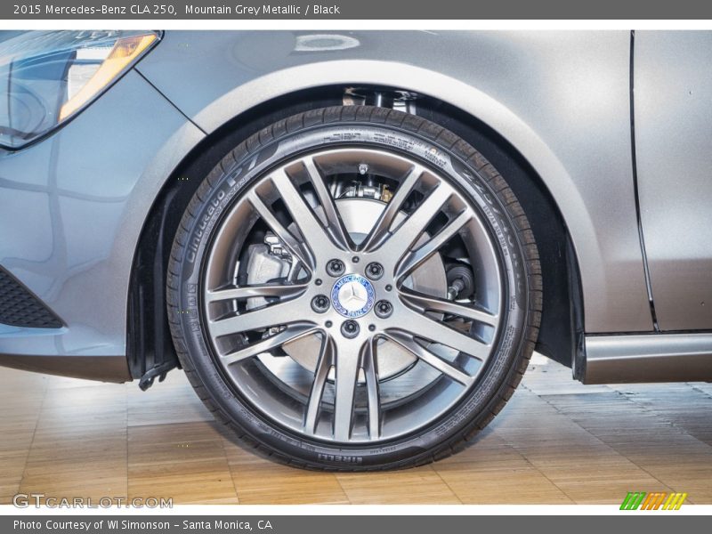 Mountain Grey Metallic / Black 2015 Mercedes-Benz CLA 250