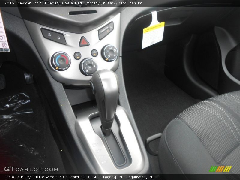  2016 Sonic LT Sedan 6 Speed Automatic Shifter