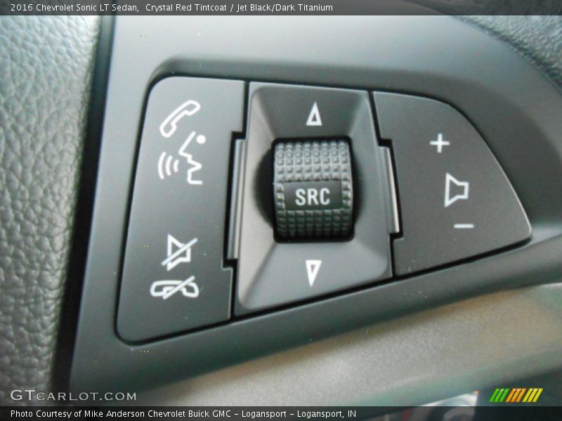 Controls of 2016 Sonic LT Sedan
