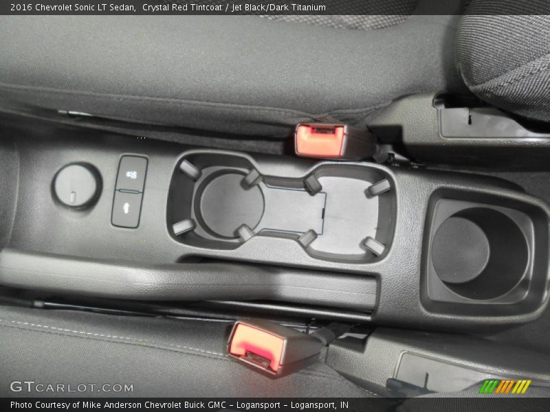 Crystal Red Tintcoat / Jet Black/Dark Titanium 2016 Chevrolet Sonic LT Sedan