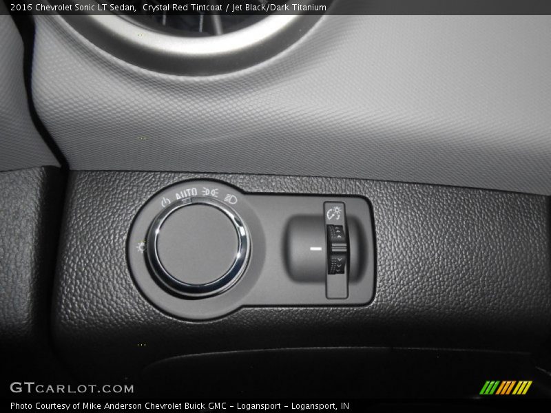 Crystal Red Tintcoat / Jet Black/Dark Titanium 2016 Chevrolet Sonic LT Sedan