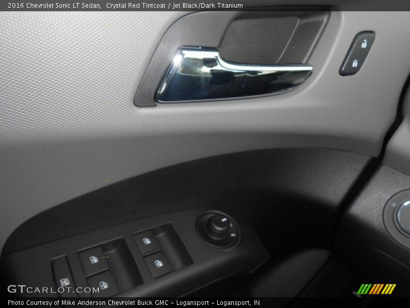 Crystal Red Tintcoat / Jet Black/Dark Titanium 2016 Chevrolet Sonic LT Sedan