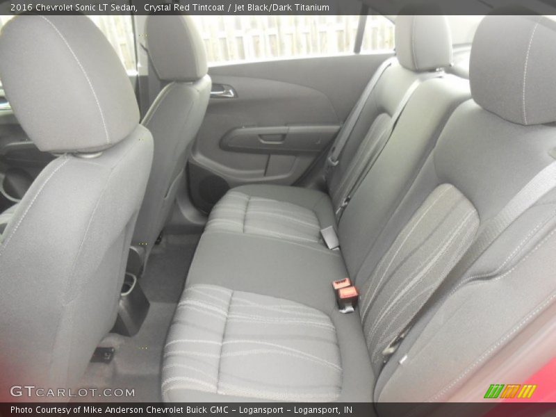 Crystal Red Tintcoat / Jet Black/Dark Titanium 2016 Chevrolet Sonic LT Sedan
