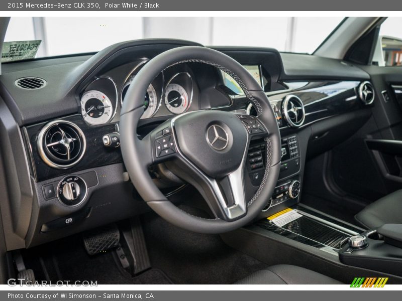 Polar White / Black 2015 Mercedes-Benz GLK 350