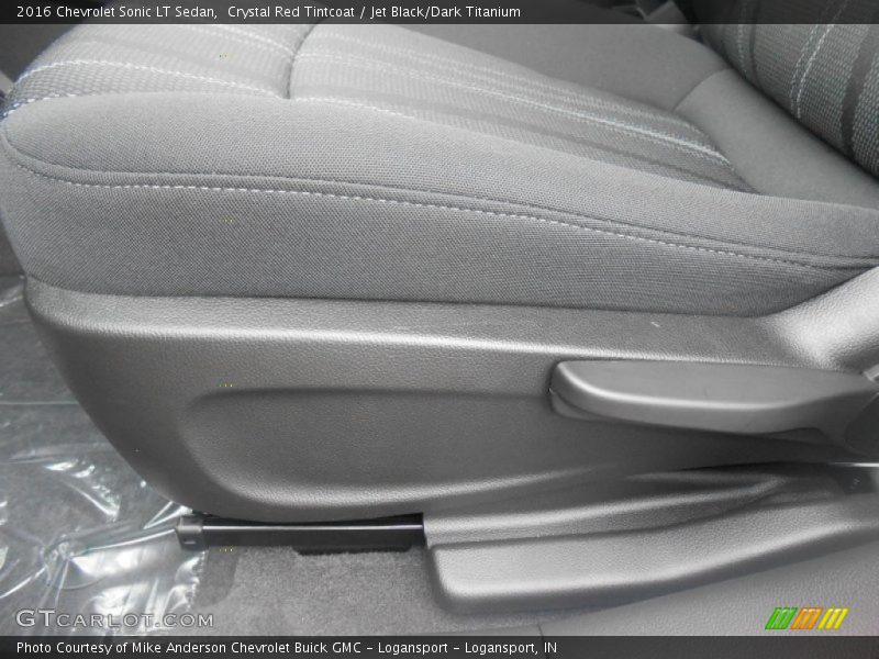 Crystal Red Tintcoat / Jet Black/Dark Titanium 2016 Chevrolet Sonic LT Sedan