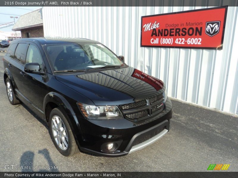 Pitch Black / Black 2016 Dodge Journey R/T AWD
