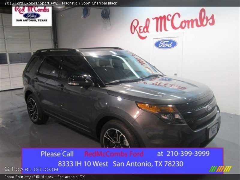 Magnetic / Sport Charcoal Black 2015 Ford Explorer Sport 4WD