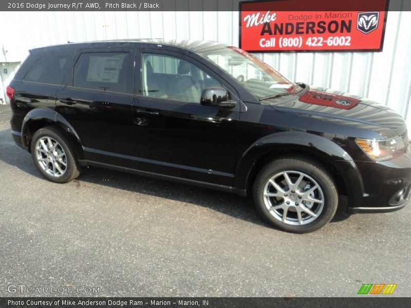 Pitch Black / Black 2016 Dodge Journey R/T AWD