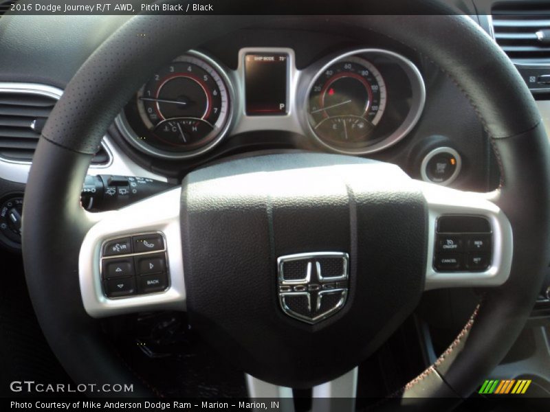 Pitch Black / Black 2016 Dodge Journey R/T AWD