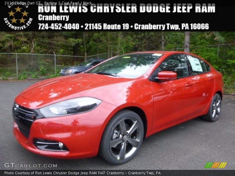 Redline 2 Coat Pearl / Black 2016 Dodge Dart GT